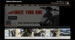 Desktop Screenshot of gilbanemotorsports.com