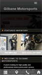 Mobile Screenshot of gilbanemotorsports.com